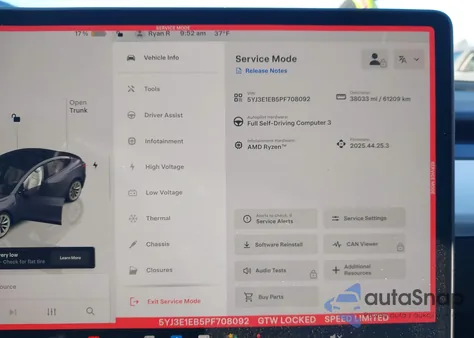 2023 Tesla Model 3 Long Range Dual Motor All-Wheel Drive из США, поврежденный, VIN 5YJ3E1EB5PF708092